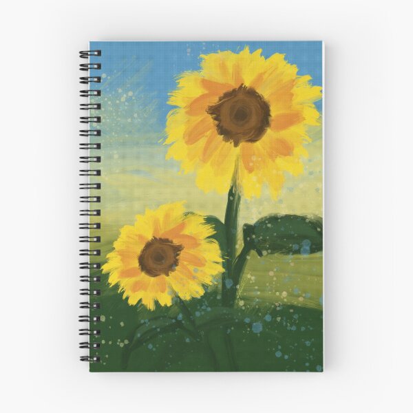 Item preview, Painterly sunflowers designed and sold by hoshimem.