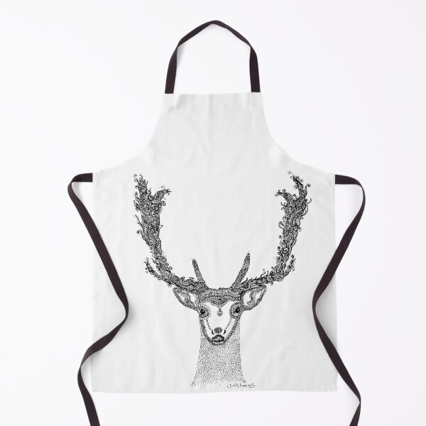 Item preview, Deer in Doodling Style designed and sold by Jane M Lucas.