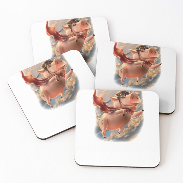 Item preview, Superhero Pig Flying in the Sky designed and sold by Wallace-Levine5.