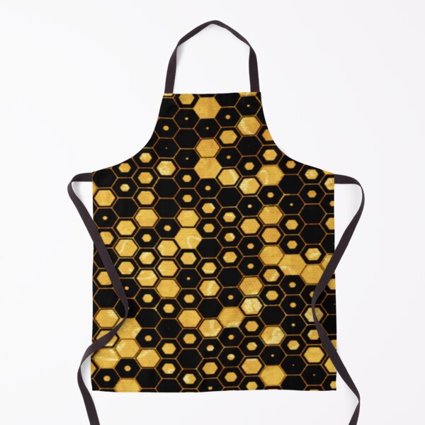 Item preview, HoneyComb (Black & Gold) Pattern designed and sold by sagar96.