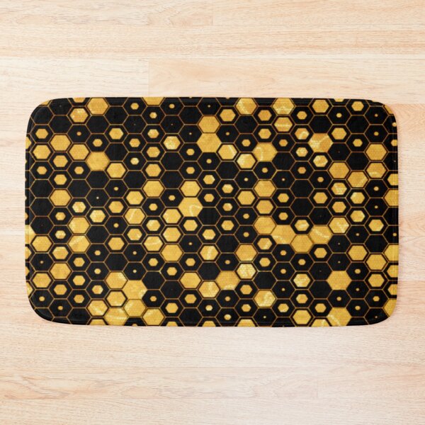 Item preview, HoneyComb (Black & Gold) Pattern designed and sold by sagar96.