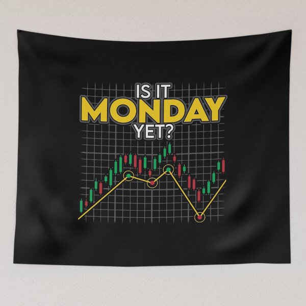Item preview, Is It Monday Yet Funny Stock Market Investing designed and sold by perfectpresents.