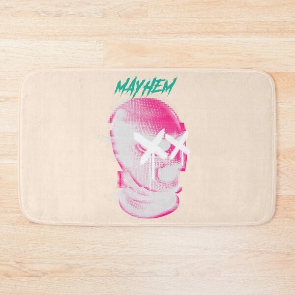 Item preview, Hot Pink Mayhem Masked Skull designed and sold by tepalistings.