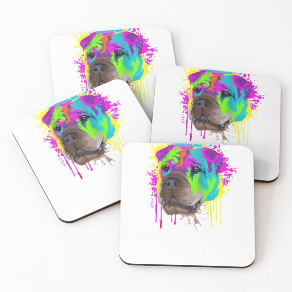 Item preview, Splash Art Shar Pei Dog Owner Idea Dog designed and sold by Wallace-Levine5.