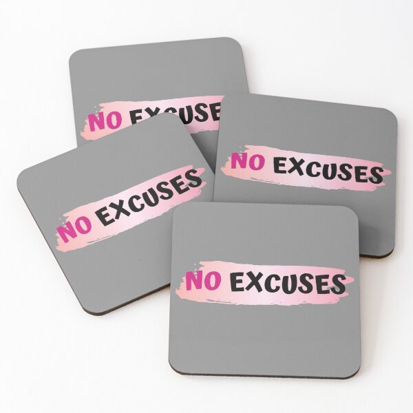 Item preview, No excuses. Motivational quote designed and sold by KamTamDesigns11.