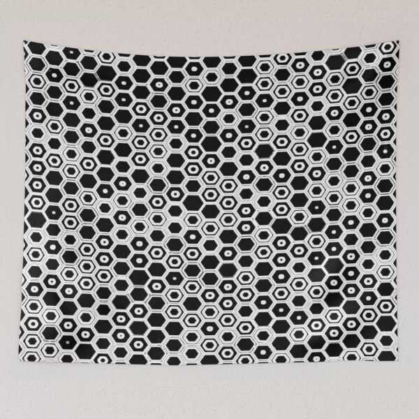 Item preview, Patrón HoneyComb (estampado de puntos) designed and sold by sagar96.