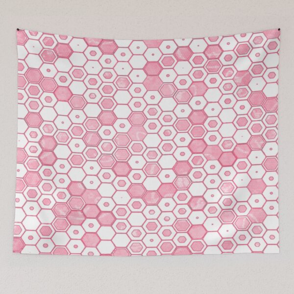 Item preview, HoneyComb (Pink) Pattern designed and sold by sagar96.