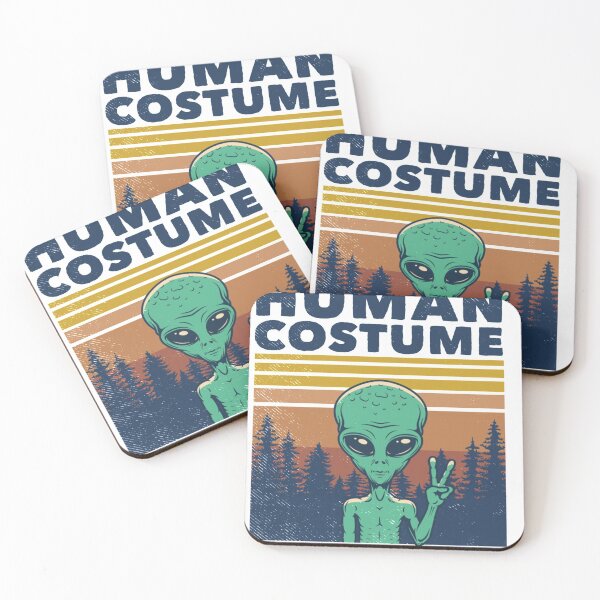 Item preview, This Is My Human Costume I'm Really An Alien Retro 70s 80s designed and sold by Wallace-Levine5.
