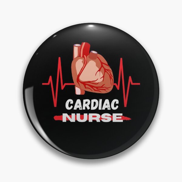 Item preview, Cool & Funny Cardiac Nurse With a Human heart designed and sold by Gifty-Designs.