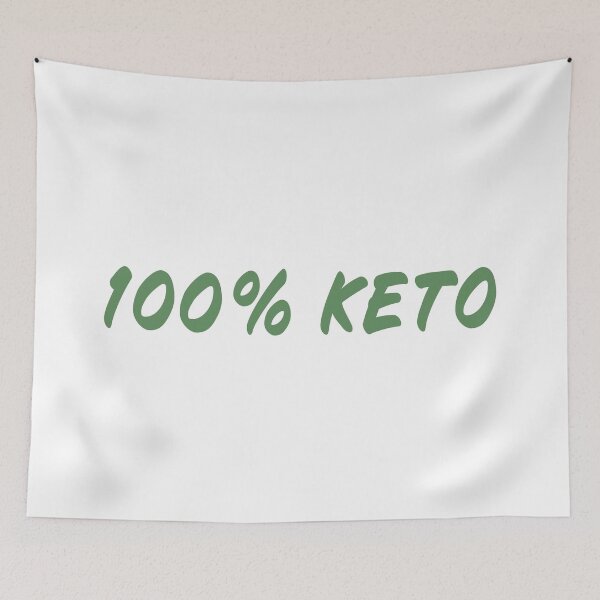 Item preview, 100% KETO Green designed and sold by EverydayHermit.