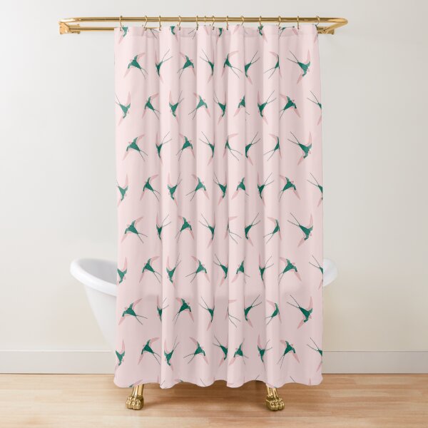 Swallows of summer Shower Curtain