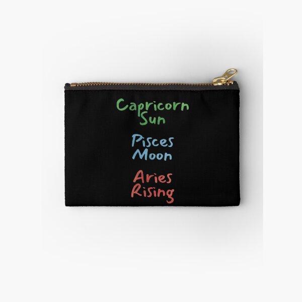 Item preview, Capricorn Sun Pisces Moon Aries Rising Text designed and sold by leomooncreates.