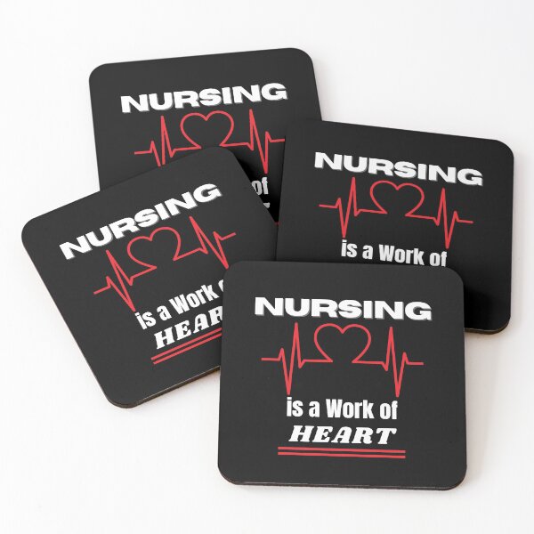 Item preview, Cool & Funny Nursing is a Work of HEART designed and sold by Gifty-Designs.