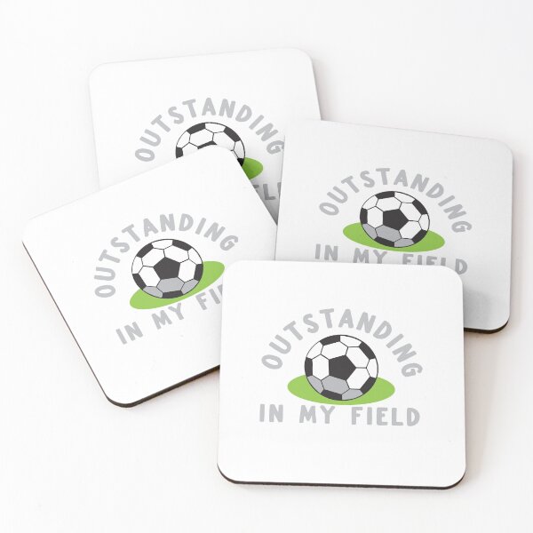 Item preview, OUTSTANDING in my field (funny soccer football pun) designed and sold by jazzydevil.