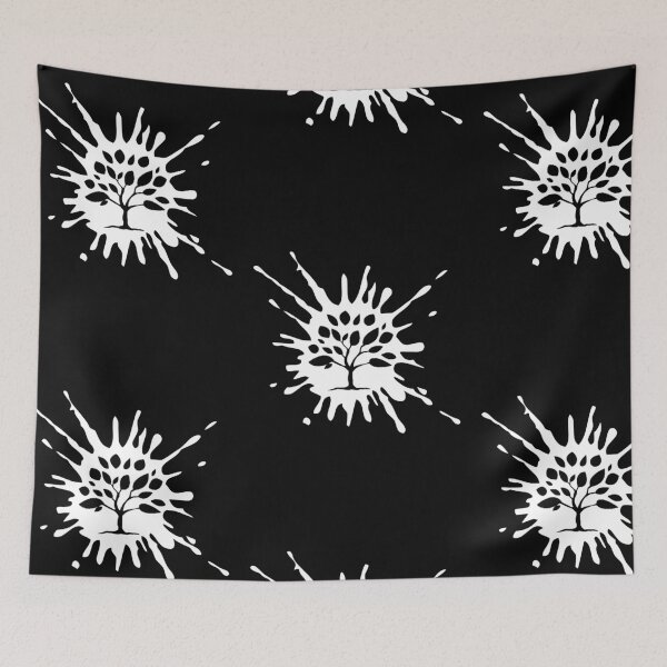Item preview, blot of color with tree designed and sold by designMarks.