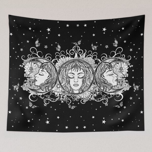 Item preview, Maiden Mother Crone - Triple Moon designed and sold by k9printart.