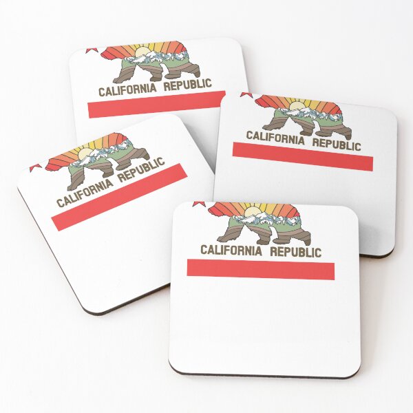 Item preview, State Flag of California Bear Nature & Mountains Design Langarmshirt designed and sold by Wallace-Levine5.