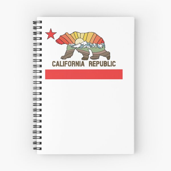 Item preview, State Flag of California Bear Nature & Mountains Design Langarmshirt designed and sold by Wallace-Levine5.