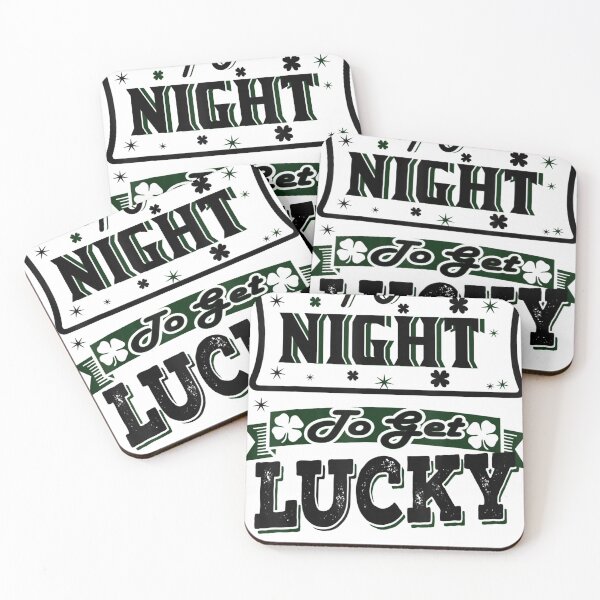 Item preview, Up All Night Get Lucky March Four Leaf Clover Shamrock Idea designed and sold by Wallace-Levine5.