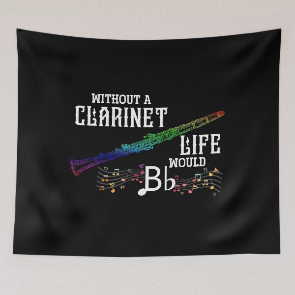 Item preview, Without Clarinet Life Would Be Flat Clarinetist  designed and sold by bestshirtdesign.