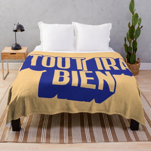 Item preview, TOUT IRA BIEN! - Everything will be okay (Blue/Orange) designed and sold by Lightfield.
