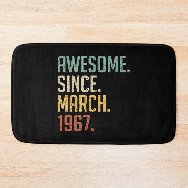 Item preview, Awesome Since March 1967 54th Birthday Gift 54 Years Old Vintage March 1967 designed and sold by Takatv.