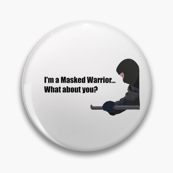 Item preview, Masked Warrior designed and sold by PillowPuns.