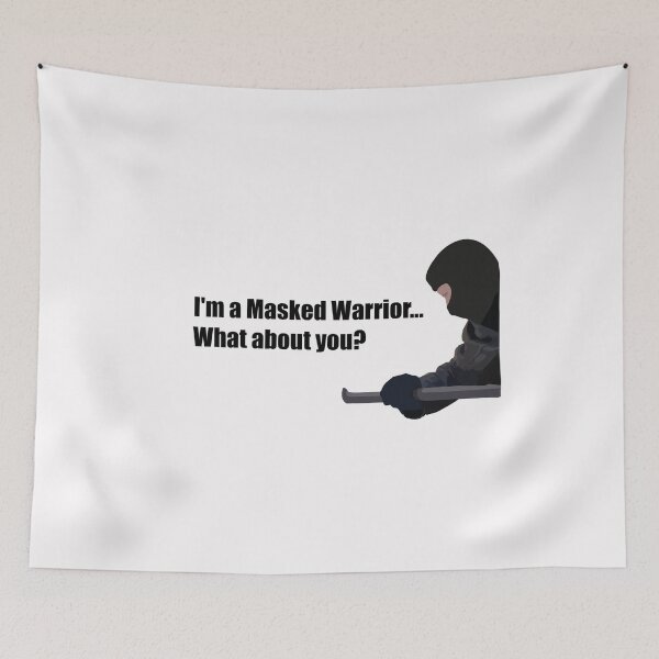Item preview, Masked Warrior designed and sold by PillowPuns.