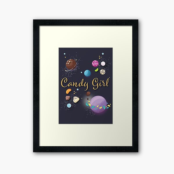 Candy Girl Framed Art Print