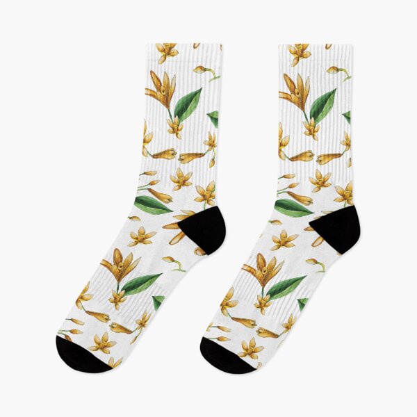 Item preview, Watercolor Vanilla flowers / pattern designed and sold by Bazarovaart.