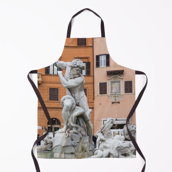 Item preview, Marble Muscles - Fountain of Neptune, Piazza Navona, Rome, Italy designed and sold by Georgia Mizuleva.