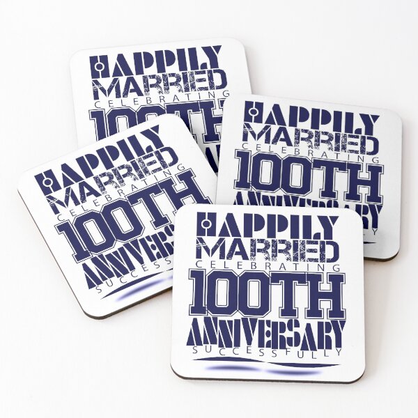 Item preview, Happily married celebrating 100th wedding anniversary designed and sold by SueSakpal.