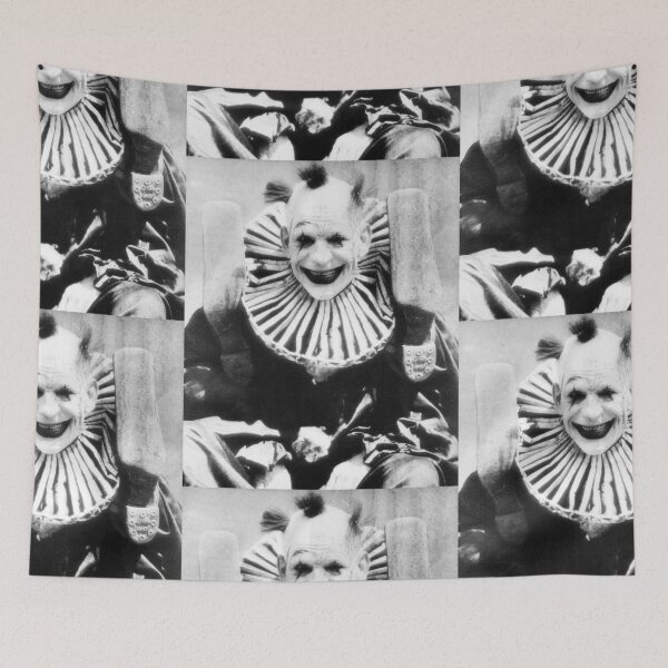 Item preview, Creepy Clown Lon Chaney vintage photo designed and sold by Vintage Designs +.