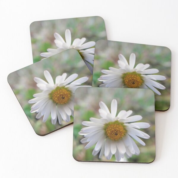 Item preview, Daisy White flowers Garden plants designed and sold by Tanja Dianova.
