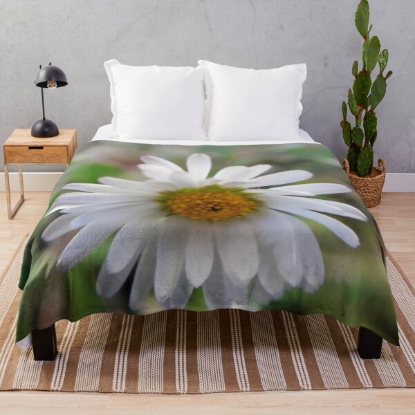 Item preview, Daisy White flowers Garden plants designed and sold by Tanja Dianova.