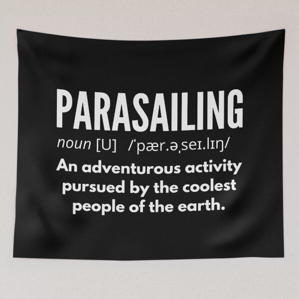 Item preview, Funny Parasailing definition  designed and sold by good vibes clothing.