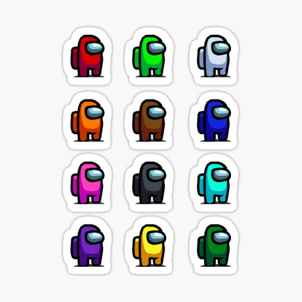 Among Us Full Crew mates Colour Pack Sticker