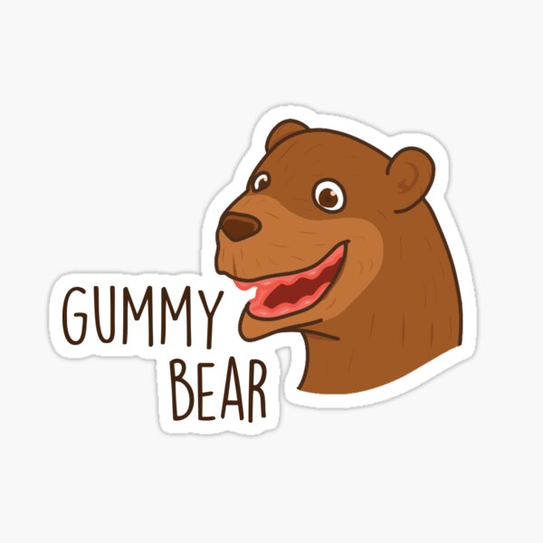 Sweet Gummy Bear Song Sticker for Sale by Aurealis
