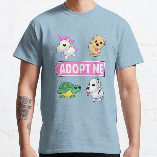 Adopt Me Roblox T Shirts Redbubble - doge fan team roblox