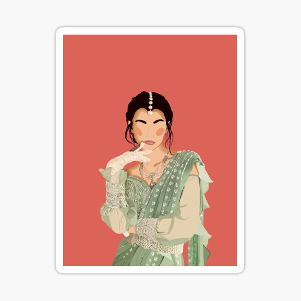 Item preview, Queen in Green (1) designed and sold by ShreyIllustrate.