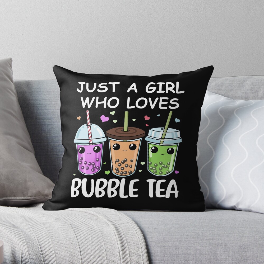 boba tea pillow