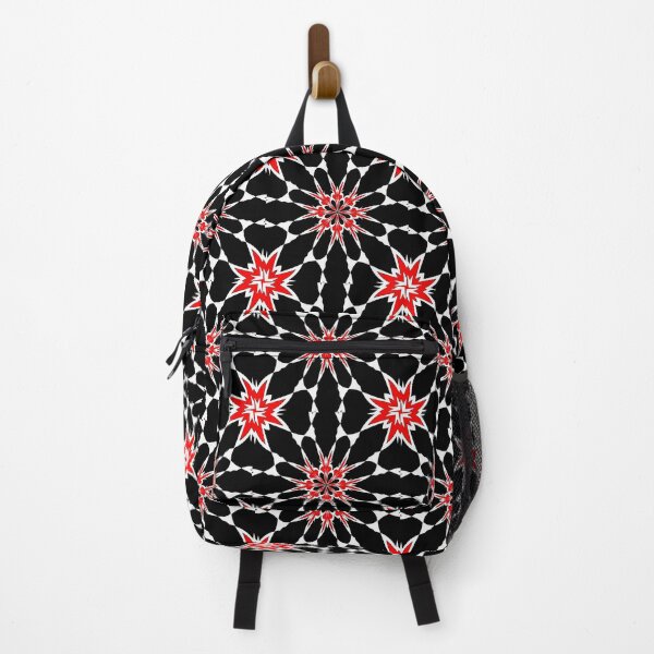 Item preview, Bizarre Geometric Red Black and White Tile Pattern designed and sold by taiche.