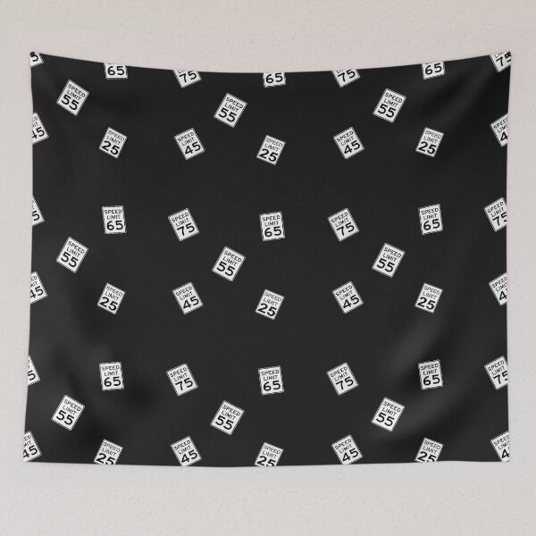 Item preview, Speed Limit Sign Pattern designed and sold by Dude  Stuff.