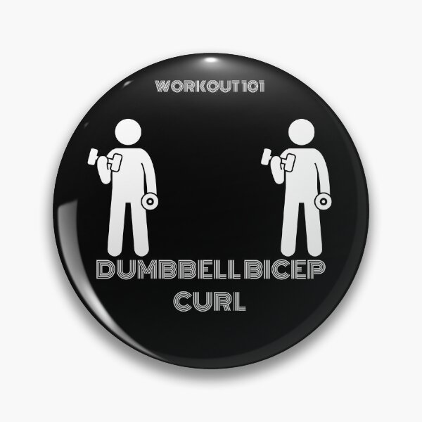 Item preview, Dumbbell Bicep Curl (Workout 101) designed and sold by BofflingDesigns.