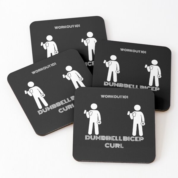 Item preview, Dumbbell Bicep Curl (Workout 101) designed and sold by BofflingDesigns.