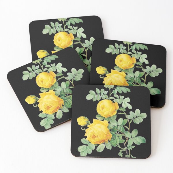 Item preview, Rosa hemisphaerica, also known as Yellow Rose of Sulfur (Rosa sulfurea) from Les Roses designed and sold by domdjs4239.