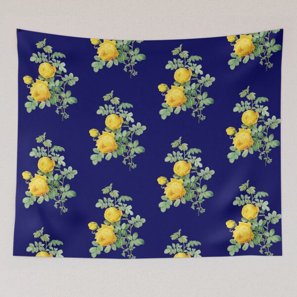 Item preview, Rosa hemisphaerica, also known as Yellow Rose of Sulfur (Rosa sulfurea) from Les Roses designed and sold by domdjs4239.