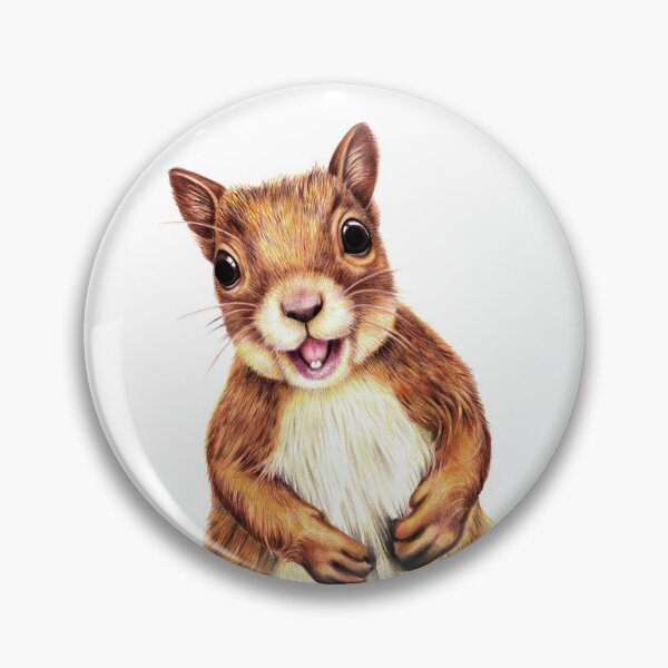 Item preview, Seamus the squirrel says hello designed and sold by SaxonArtDesign.
