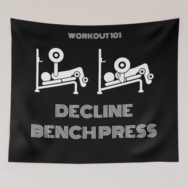 Item preview, Decline Bench Press (Workout 101) designed and sold by BofflingDesigns.