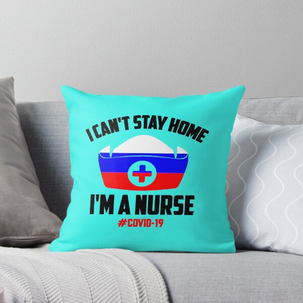 Artikelvorschau, Nurses T-Shirt, Russland Corona T-Shirt, I can't Stay Home | I'm a Nurses, New T-Shirt, Funny TShirt, Nurses, Corona 2020, Help and Protect, Strong T-Shirt, russisch T-Shirt entworfen und verkauft von ShiShaka.